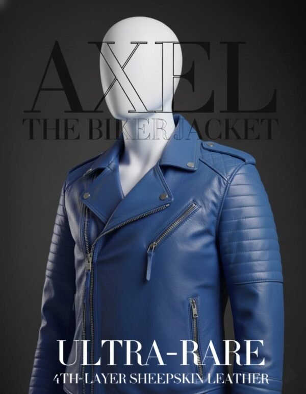 BIKER JACKET ( BLUE )