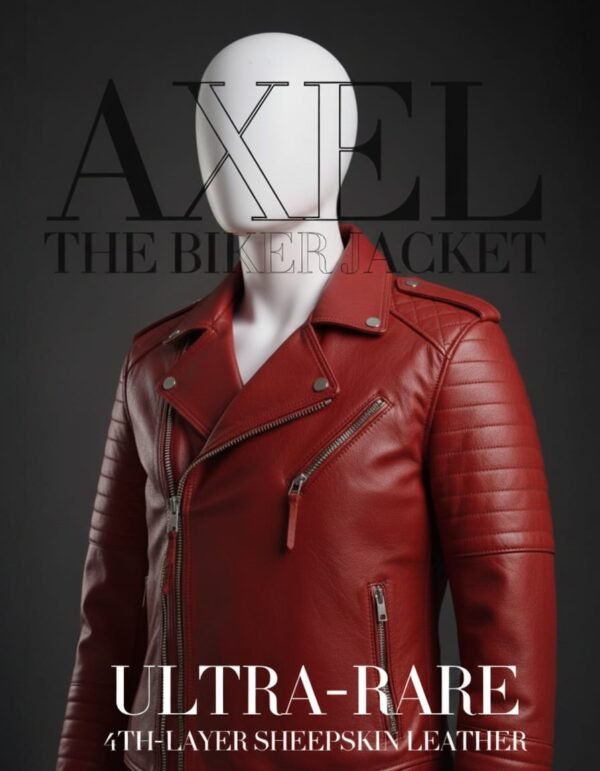 BIKER JACKET ( RED )